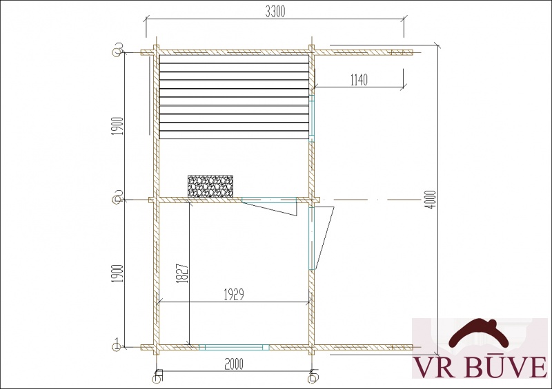Бани BS1 вариант 1 — 13.2 m²