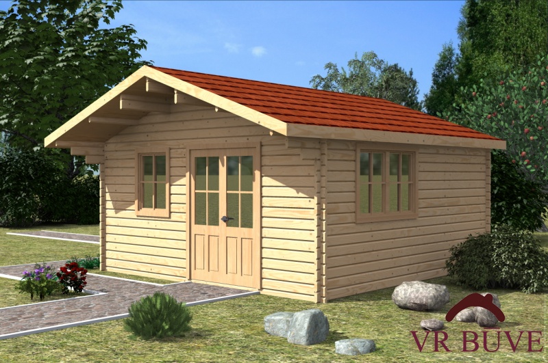 Dārza mājas AVR Flora — 19.2 m²
