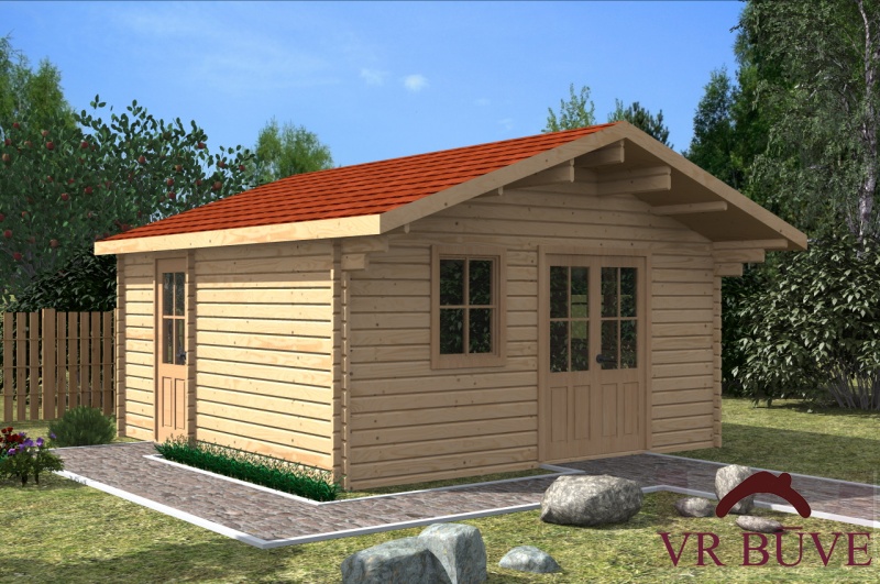Dārza mājas AVR Flora — 19.2 m²