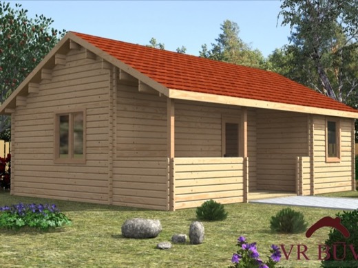 Koka vasarnīcas AVR Silvor — 48 m²