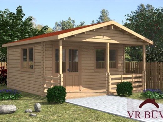 Koka vasarnīcas DD5 — 28.8 m²