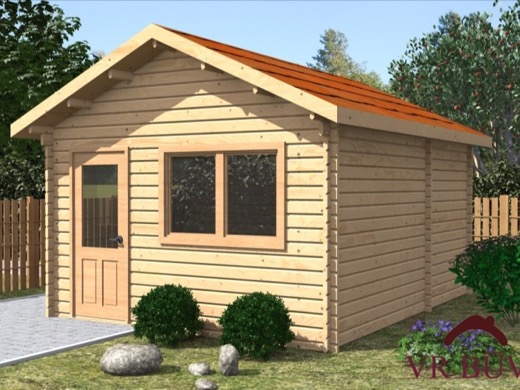 Koka vasarnīcas DD6 — 19.2 m²