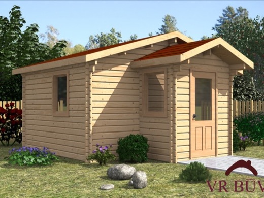 Koka vasarnīcas DD7 — 22 m²