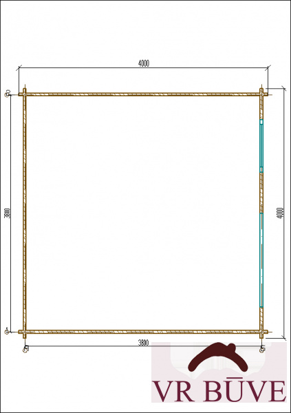 Dārza mājas AVR Nivo 2 — 16 m²