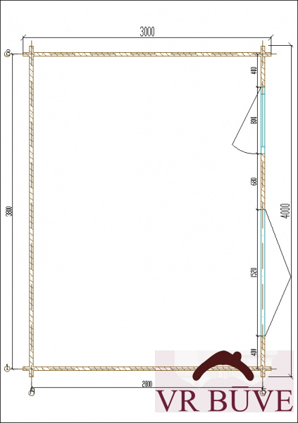 Dārza mājas AVR Nivo — 12 m²