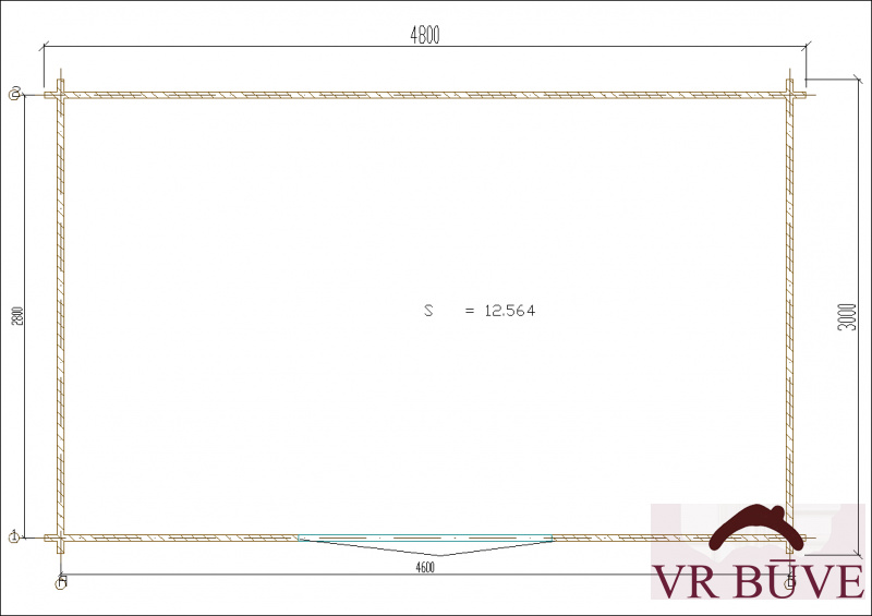 Dārza mājas AVR Nivor 3 — 14.4 m²