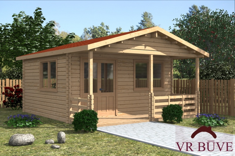 Koka vasarnīcas DD5 — 28.8 m²
