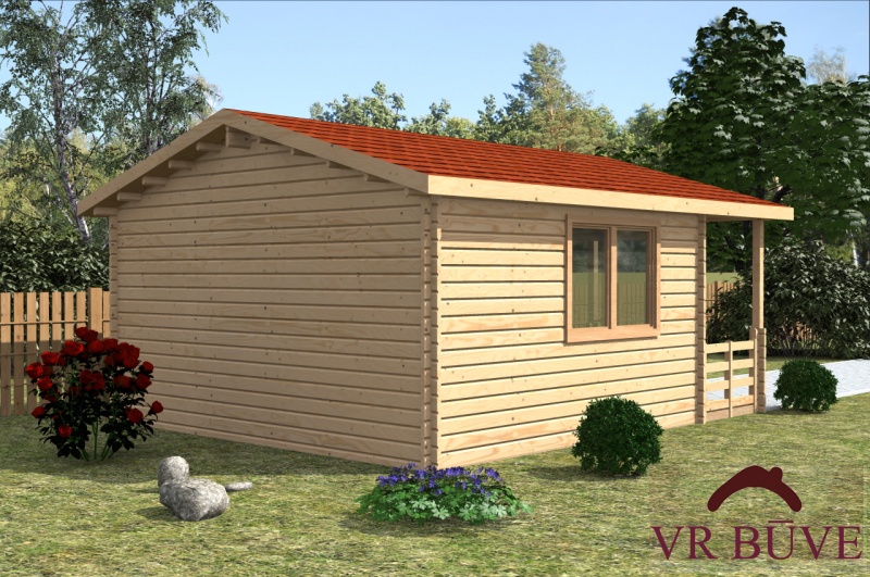 Koka vasarnīcas DD5 — 28.8 m²