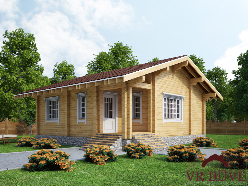 Дачные дома Жилой дом проект D60 — 60 m²