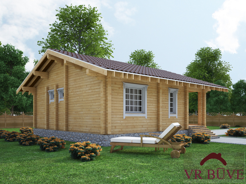 Дачные дома Жилой дом проект D60 — 60 m²