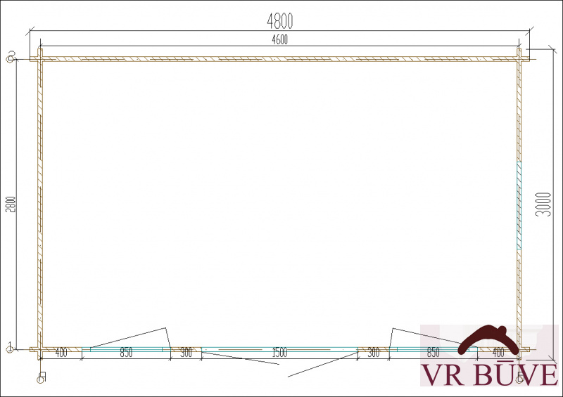 Дачные дома AVR Sano 3 — 14.4 m²