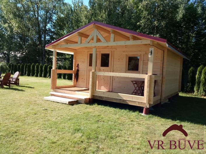 Koka vasarnīcas DD5 — 28.8 m²