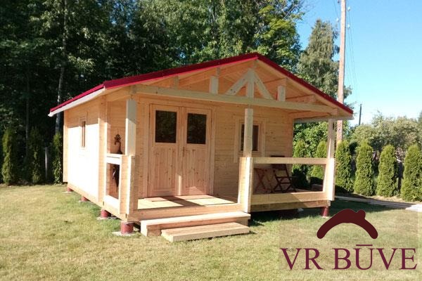 Koka vasarnīcas DD5 — 28.8 m²