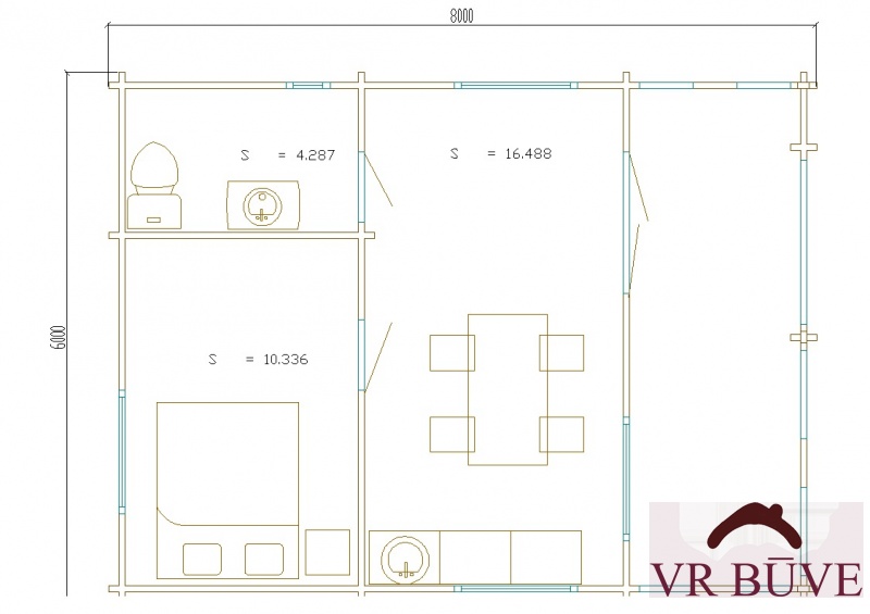Дачные дома AVR Velira — 48 m²