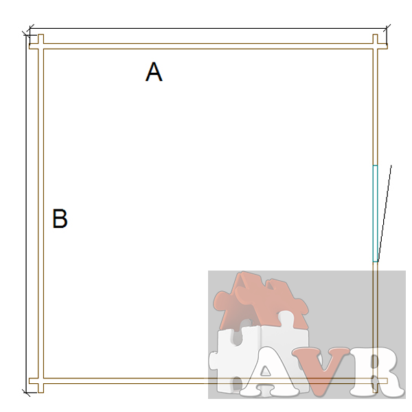 Dārza mājas AVR Lumo 2 — 4 m²