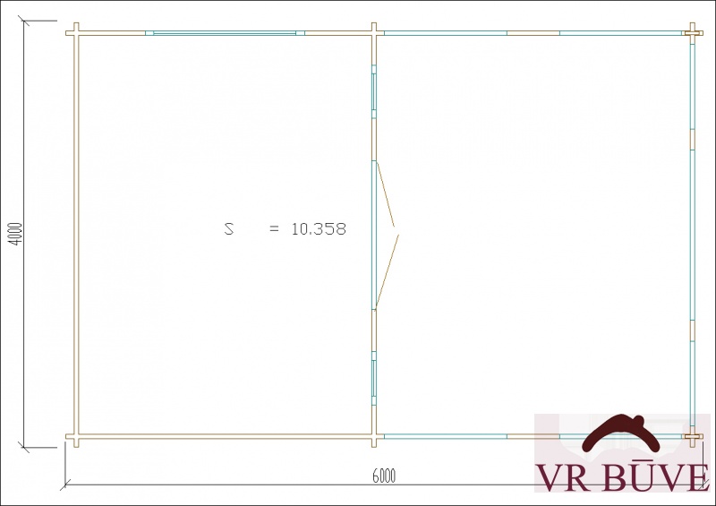 Dārza mājas AVR Rovia — 24 m²