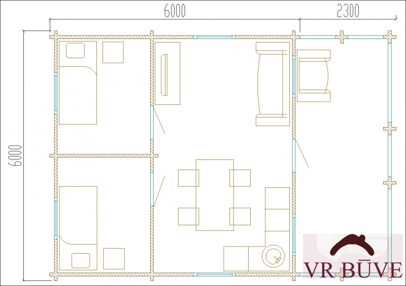 Дачные дома AVR Arvena — 36 m²