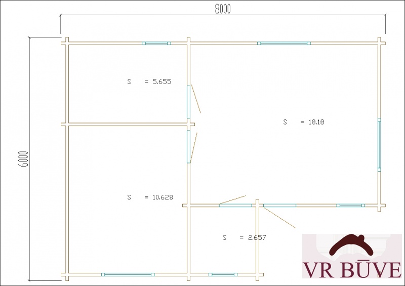 Дачные дома AVR Viona — 48 m²