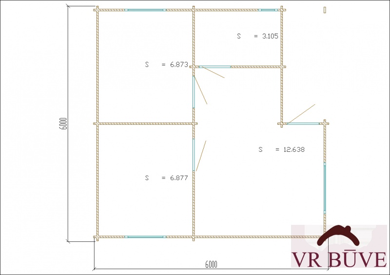 Дачные дома AVR Melor — 36 m²
