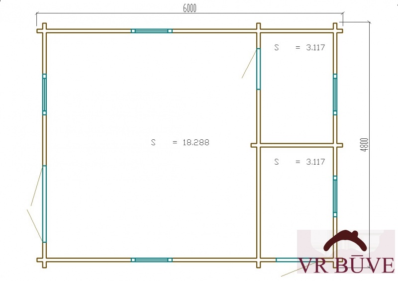 Дачные дома AVR Mivo — 28.8 m²