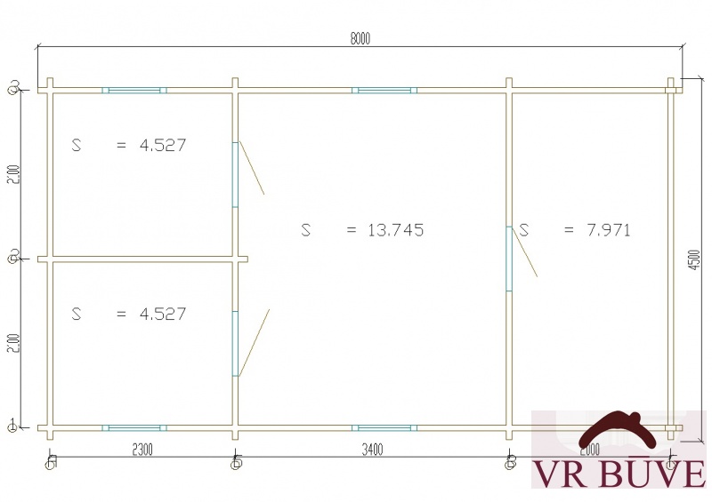 Дачные дома AVR Nelon — 36 m²